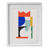 Framed Abstract Collage