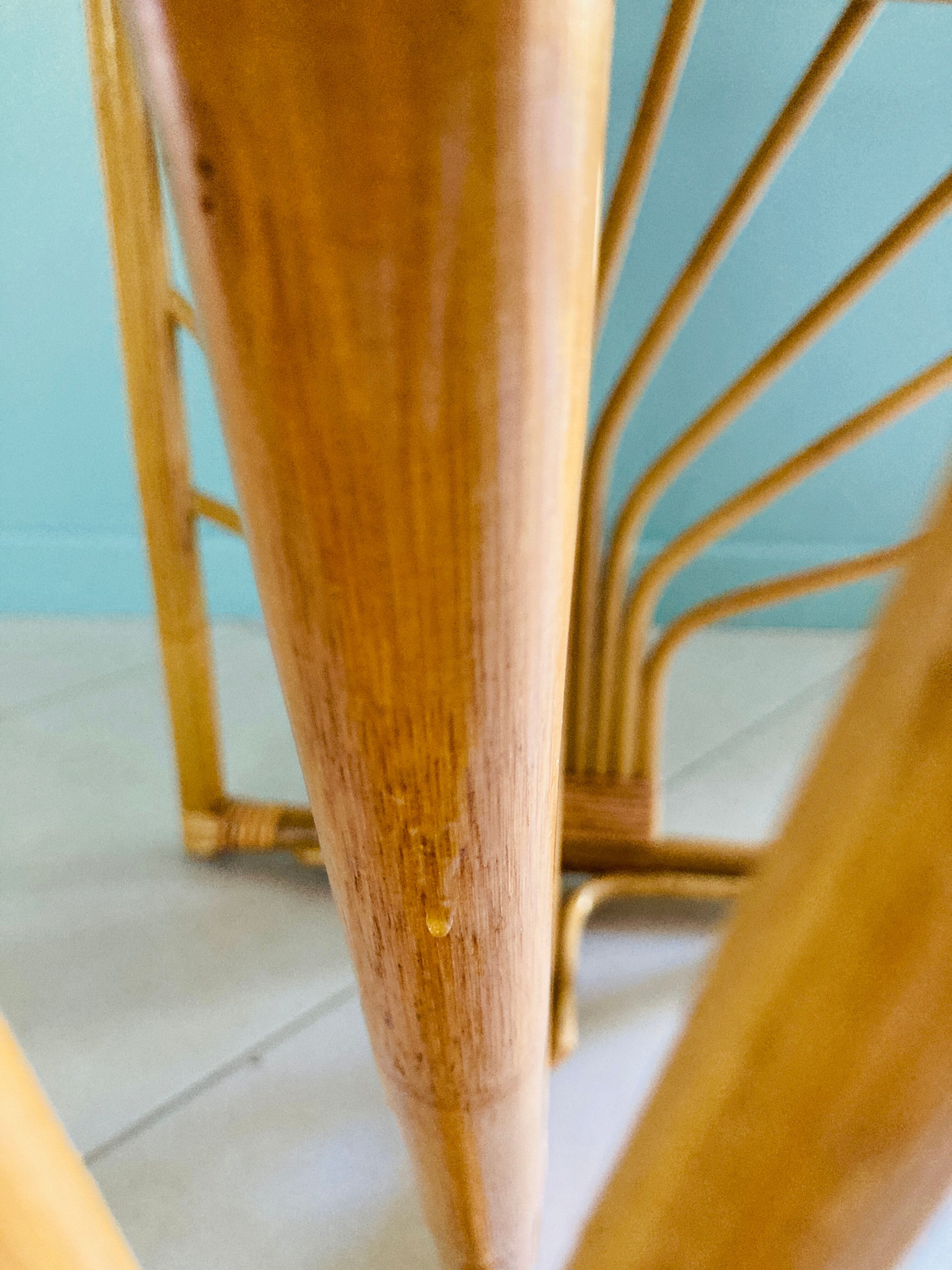 Garden lounge set Art deco in rattan and wicker