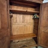 Norman oak stripped wardrobe