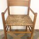 Straw armchair