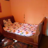 Rustic boat bed XIXth