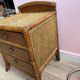 Commode rotin osier
