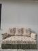 Louis Philippe style floral decor sofa bench from the nap period