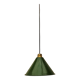 Old enamelled sheet metal lamp
