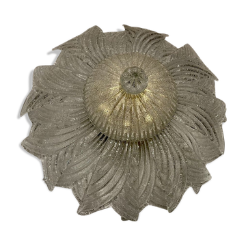 Large Venetian Murano Glass Flush Mount, 1960s
