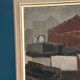 Large Original Swedish Oil on Canvas – “Bangård” by Fred Andersson – Signed – Vintage & Framed – 80 × 69 cm (31.5" × 27.2")