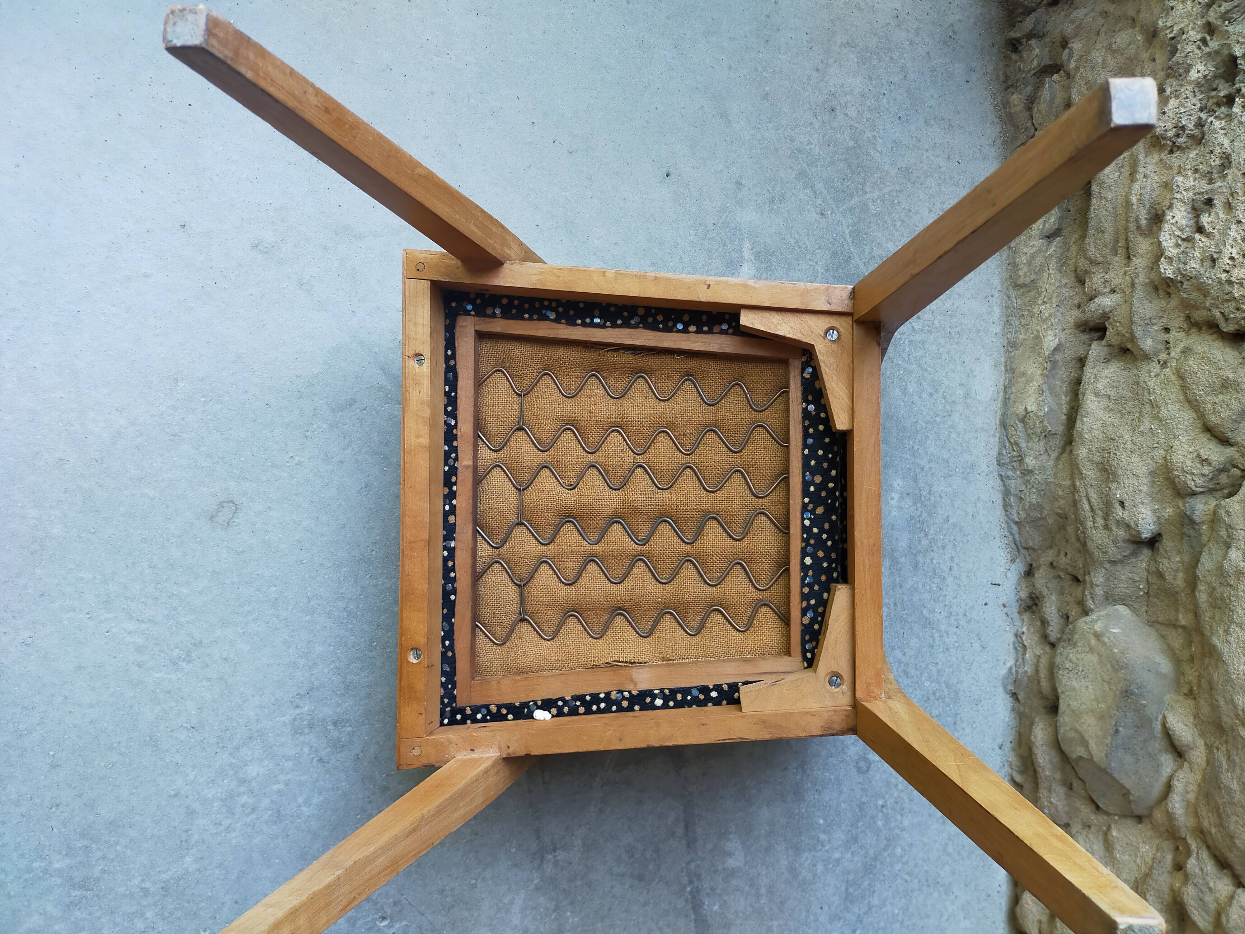 Set of 4 bridge chairs