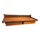 Kai Kristiansen teak wall shelf with drawers, Kaagaards Møbelfabrik, 1960s