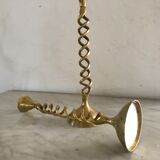 Pair of brass candlesticks