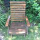 fauteuil pliant herlag en bois vintage  1950