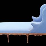 Antique Louis XV style duchess chaise longue