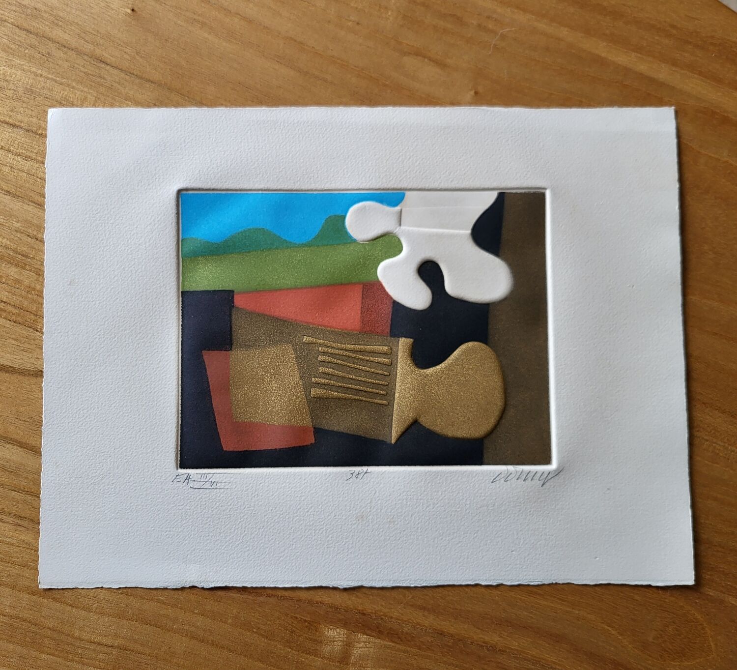 Artist's proof Bertrand Dorny, signed and numbered.