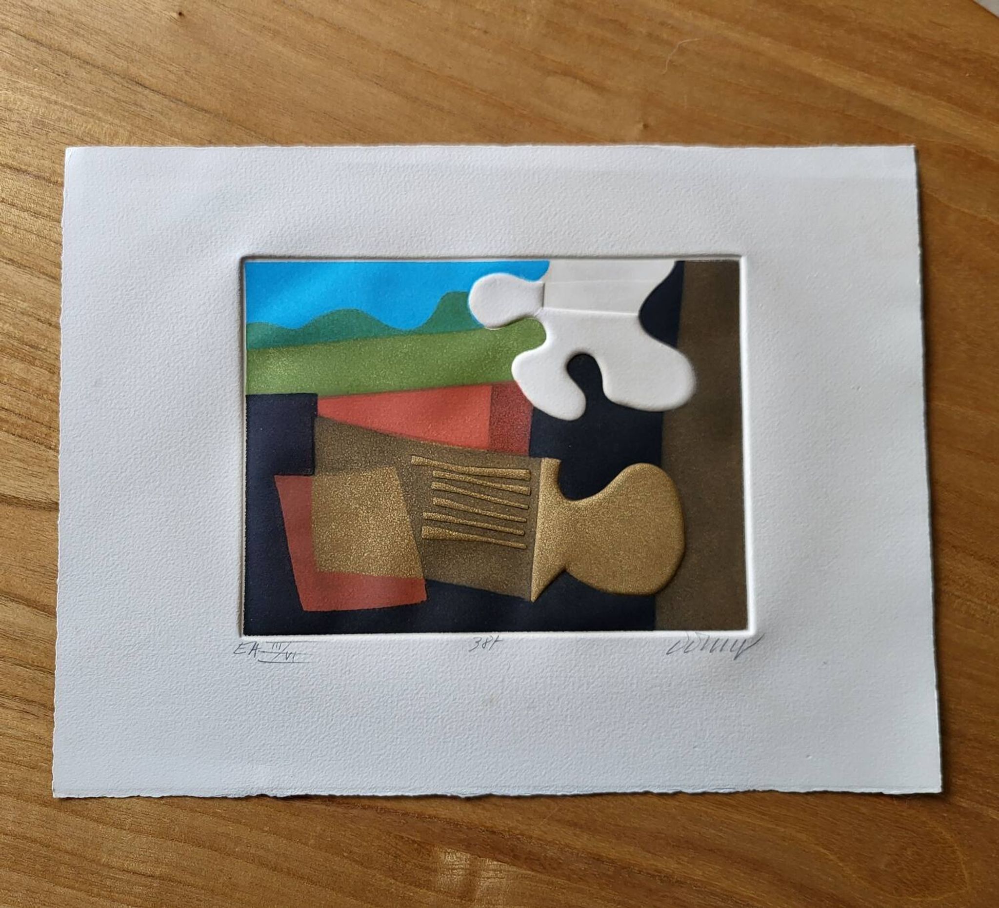 Artist's proof Bertrand Dorny, signed and numbered.