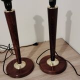 Pied de lampe Bois- Paire pied de lampe Bois