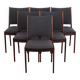 Set of six rosewood chairs, Danish design, 1960s, designer: Johannes Andersen