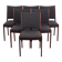 Set of six rosewood chairs, Danish design, 1960s, designer: Johannes Andersen