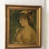 Painting old portrait