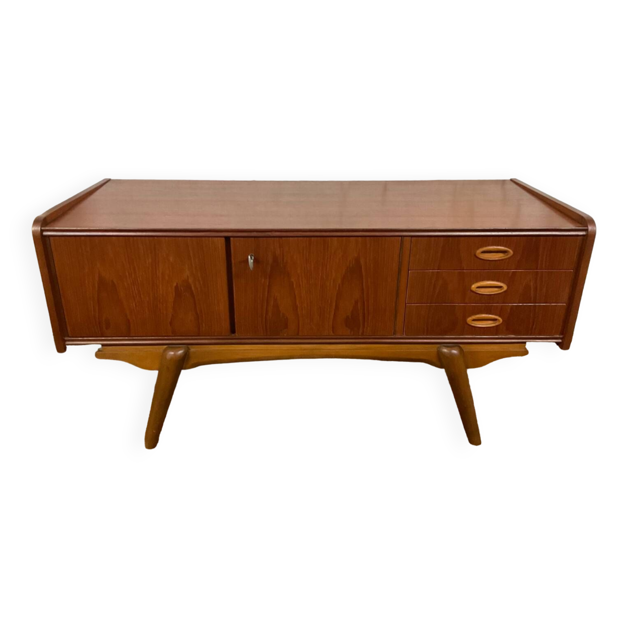Scandinavian teak TV cabinet sideboard from the 60s