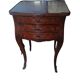 Antique bedside table with marquetry