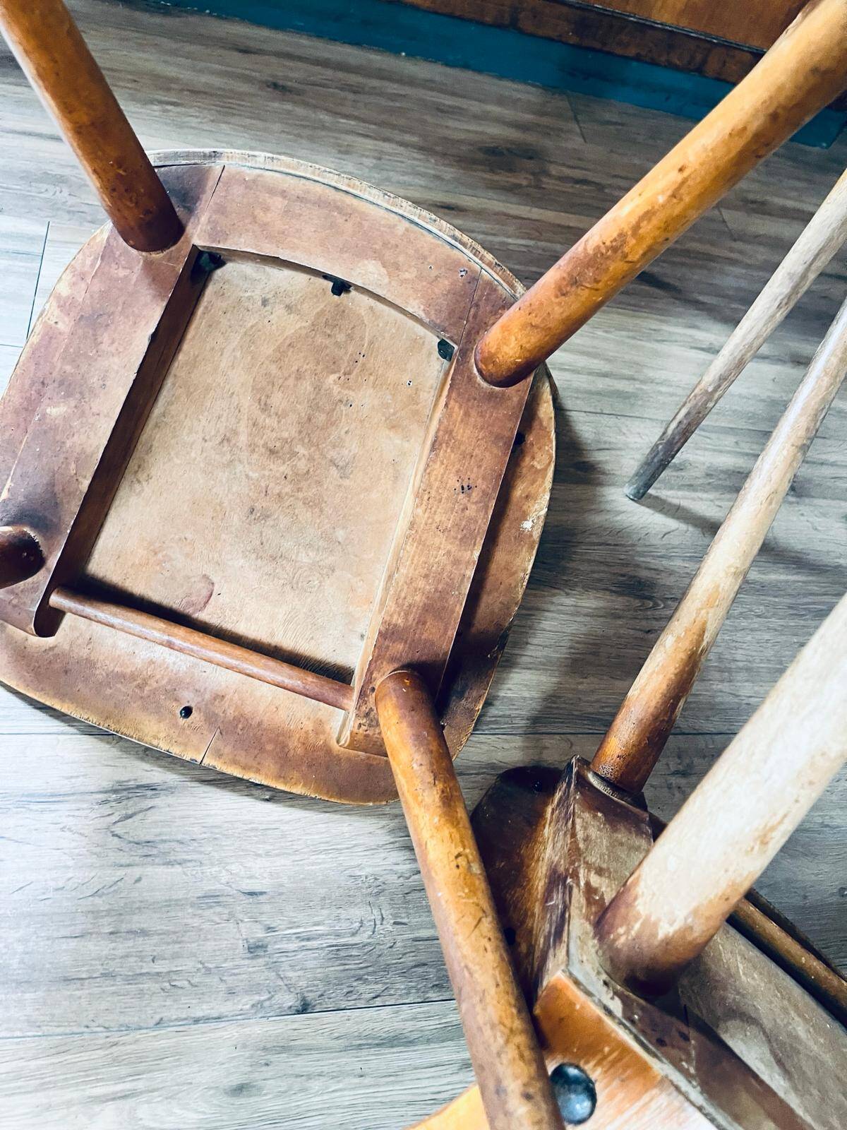 Ensemble de 4 chaises vintage baumann