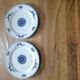 2 elegant porcelain saucers from Paris (MING BLUE model)