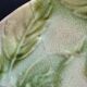 Exclusive antique dessert service in faience/terracotta with slip from 1900.