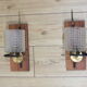 Paire d'appliques vintage années 50 Arlus style scandinave