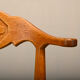 Henning Kjærnulf brutalist dining chairs set in Oak and Sheepskin, Denmark