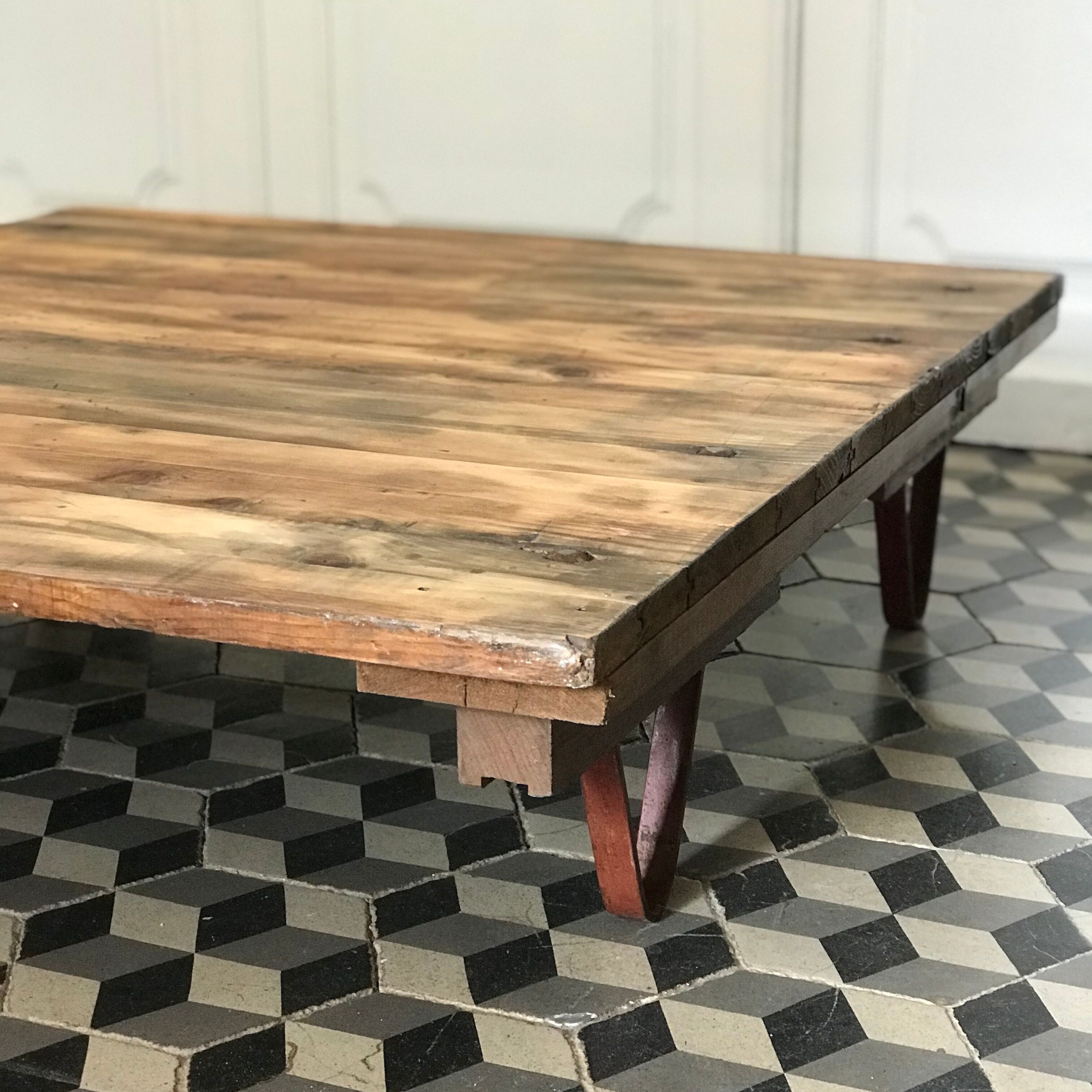 Industrial coffee table