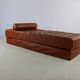 Scarce dutch design all leather daybed by Martin Visser for Spectrum Hollan