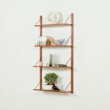 Danish teak shelving unit, set of 4 shelves, 1970s