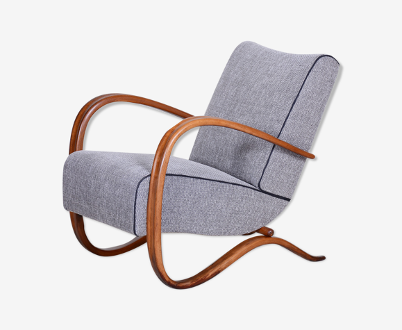 Fauteuil H269 de Halabala - fabriqué en Tchéquie des années 1930 par Up Závody