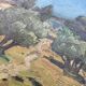 Mediterranean landscape painting signed L. Gontard