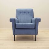 Blue armchair, Italian design, 1970s, production: Italy