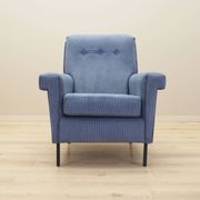 Fauteuil italien bleu, années 70