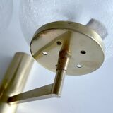 Pair Vintage Bubble Glass Wall Lights