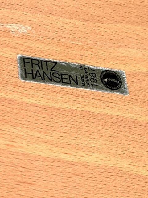 Superellipse table by Bruno Mathsson and Piet Hein for Fritz Hansen, Denmark 1980s