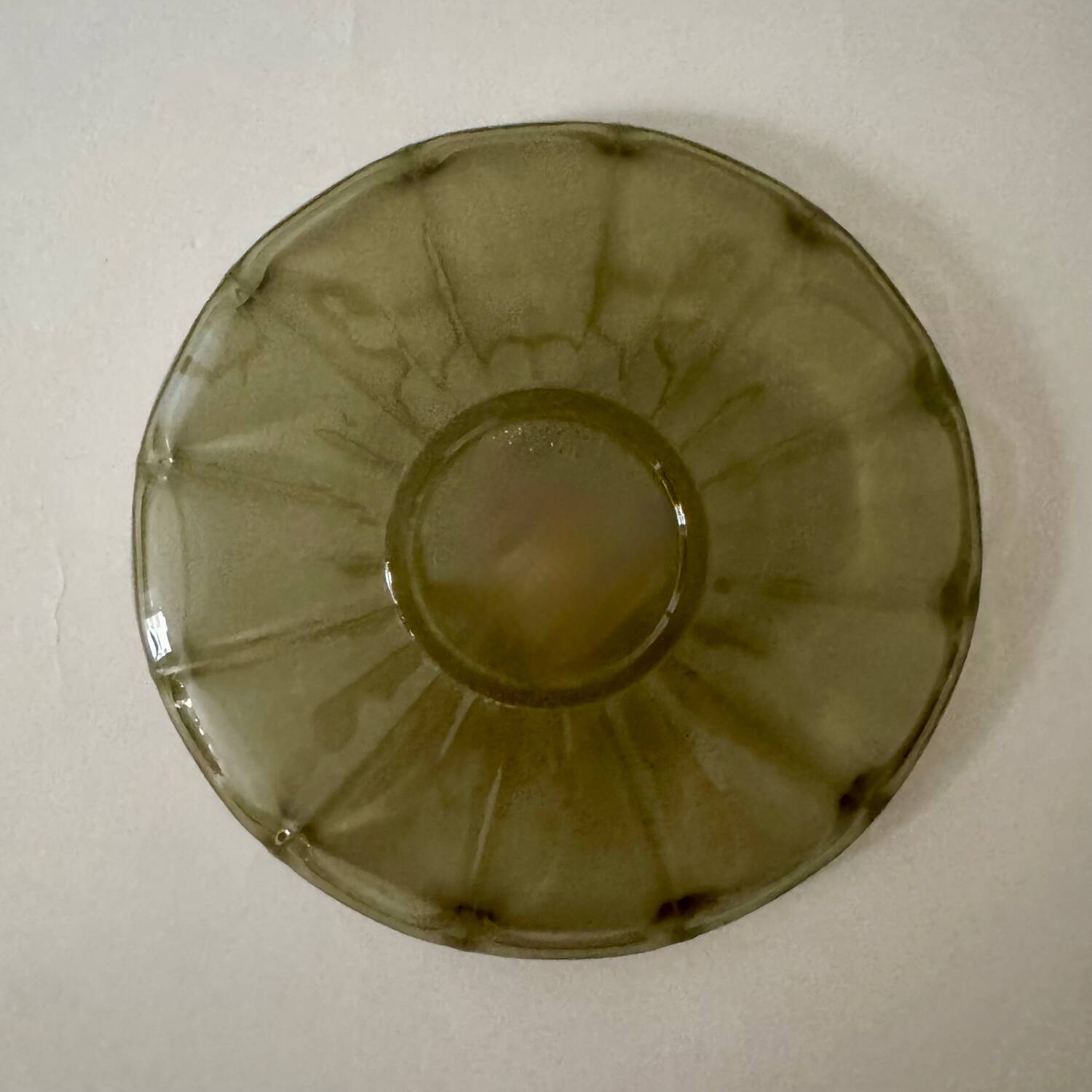 Glass bowl by Cristallerie de Val St Lambert, 1960s
