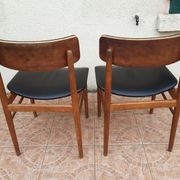 Set of 4 Scandinavian chairs by S. Chrobat for Sax