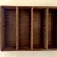 Vintage Wall Mounted CD Rack Wood Storage Cabinet Hi-FI Shelf CIRCA 1980