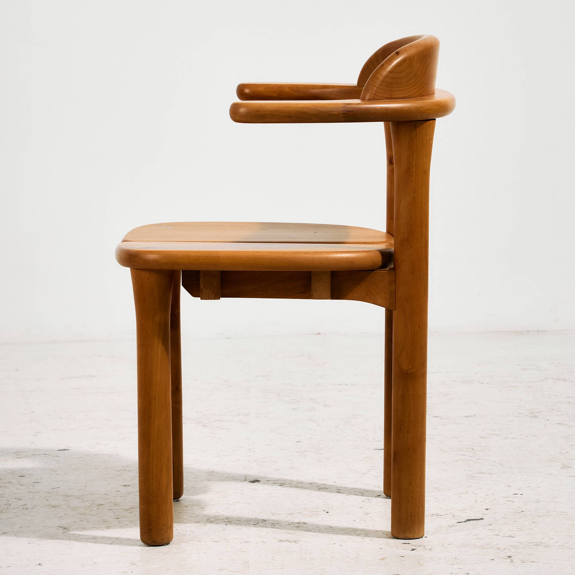 MK10590 Alder wood dining set by Erwin Berghammer for Team 7, Set of 7