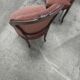 Set of 3 Louis Philippe style chair in walnut