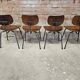 Set de 4 chaises  vintage Se 68 par Egon Eiermann pour Wilde+Spieth 1950"