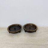 Set of 2 Horst Dalbeck candle holder , 1970s