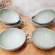 6 bowls of Wedgewood Celadon broths