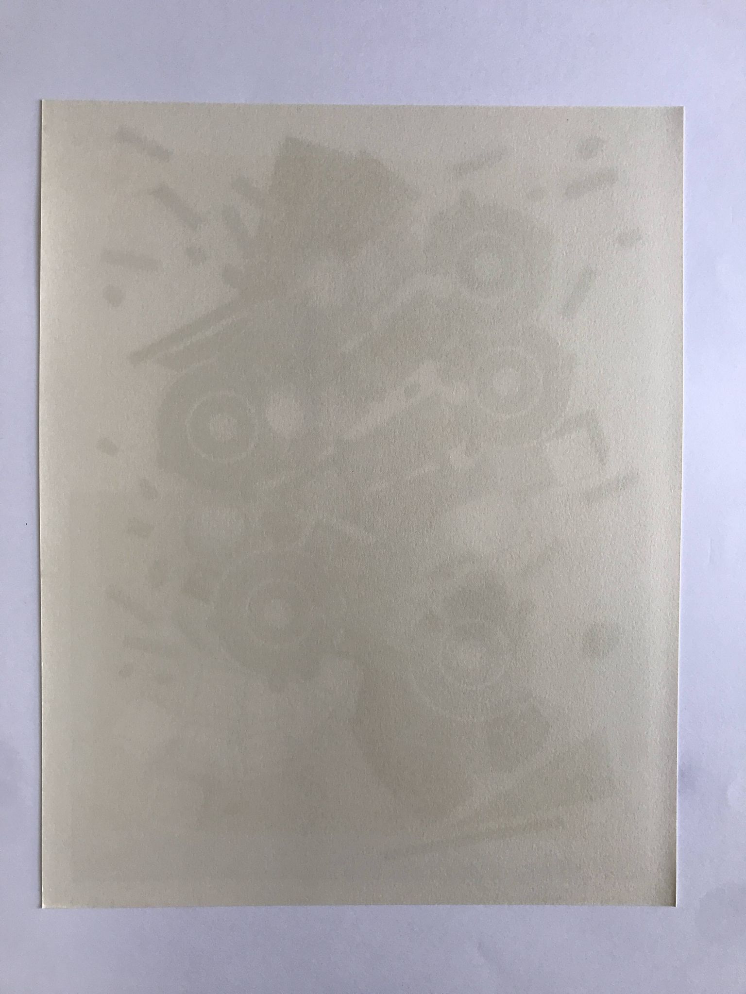 Alain le yaouanc, a fauna, 1978. original lithograph signed in pencil.