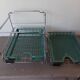 Banette of 2 metal mail baskets 70s