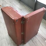 Valise rétro vintage marron