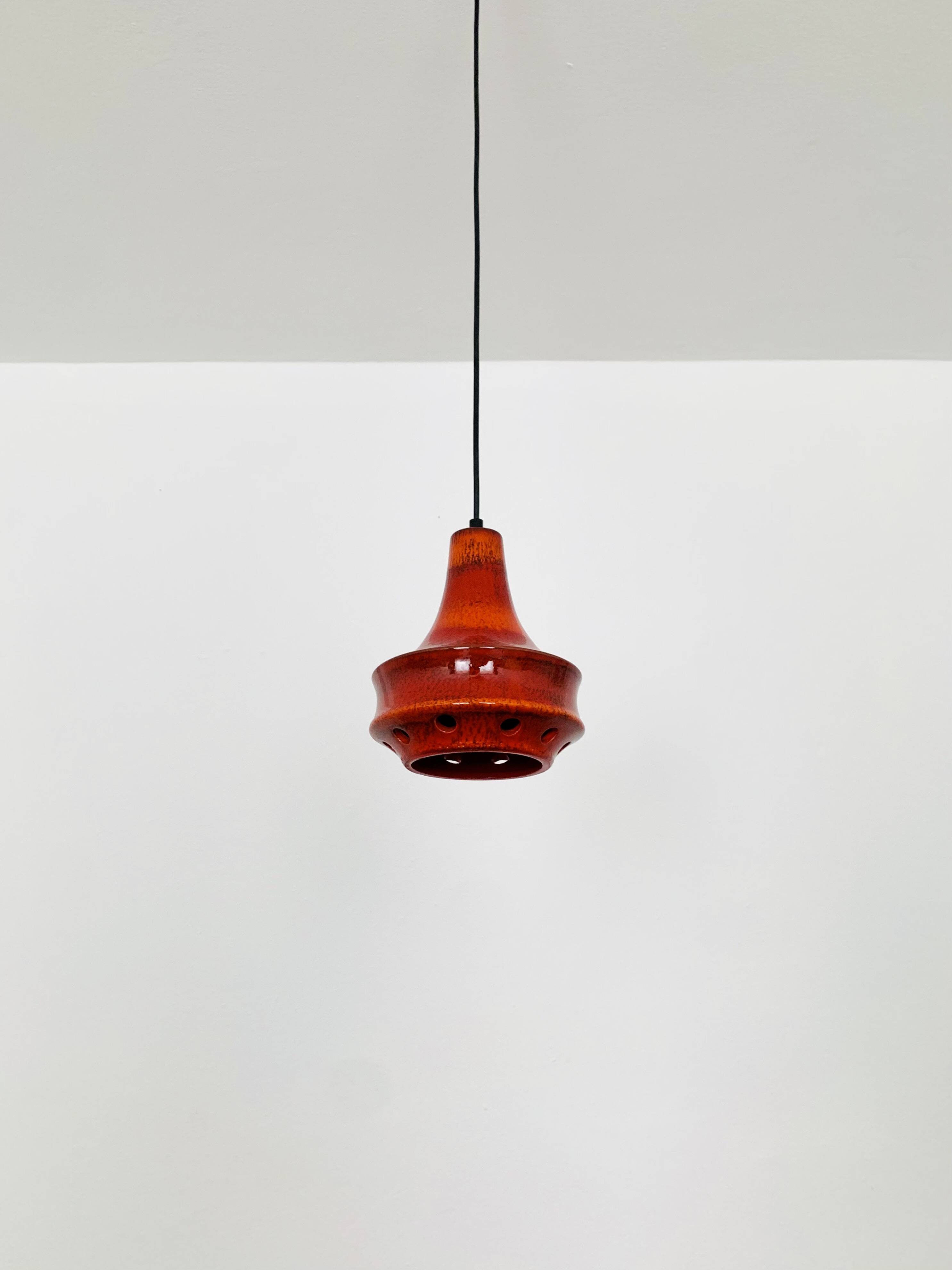 Set of 4 Ceramic Pendant Lamps