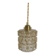 Vintage amber glass suspension globe
